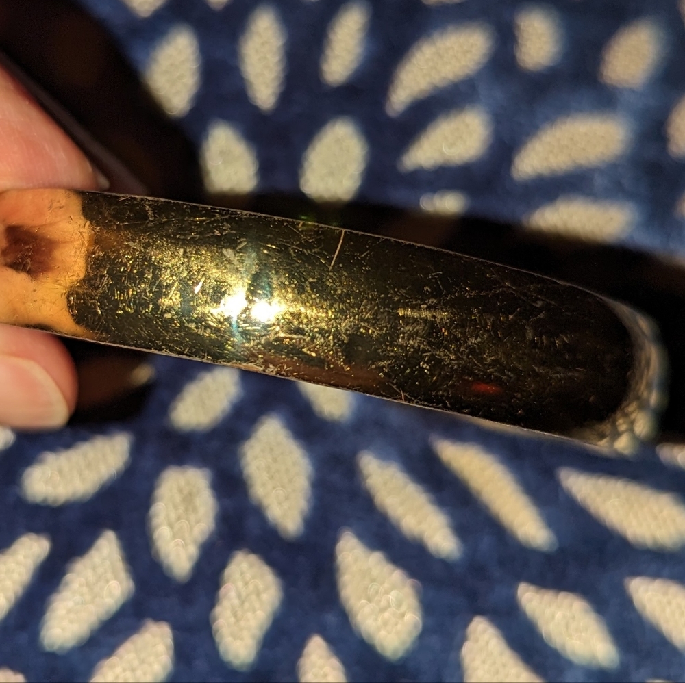 🫴 Vintage Gold Tone Cuff Bracelet Maximalist - Vintage? J.Crew - Picture 11 of 14